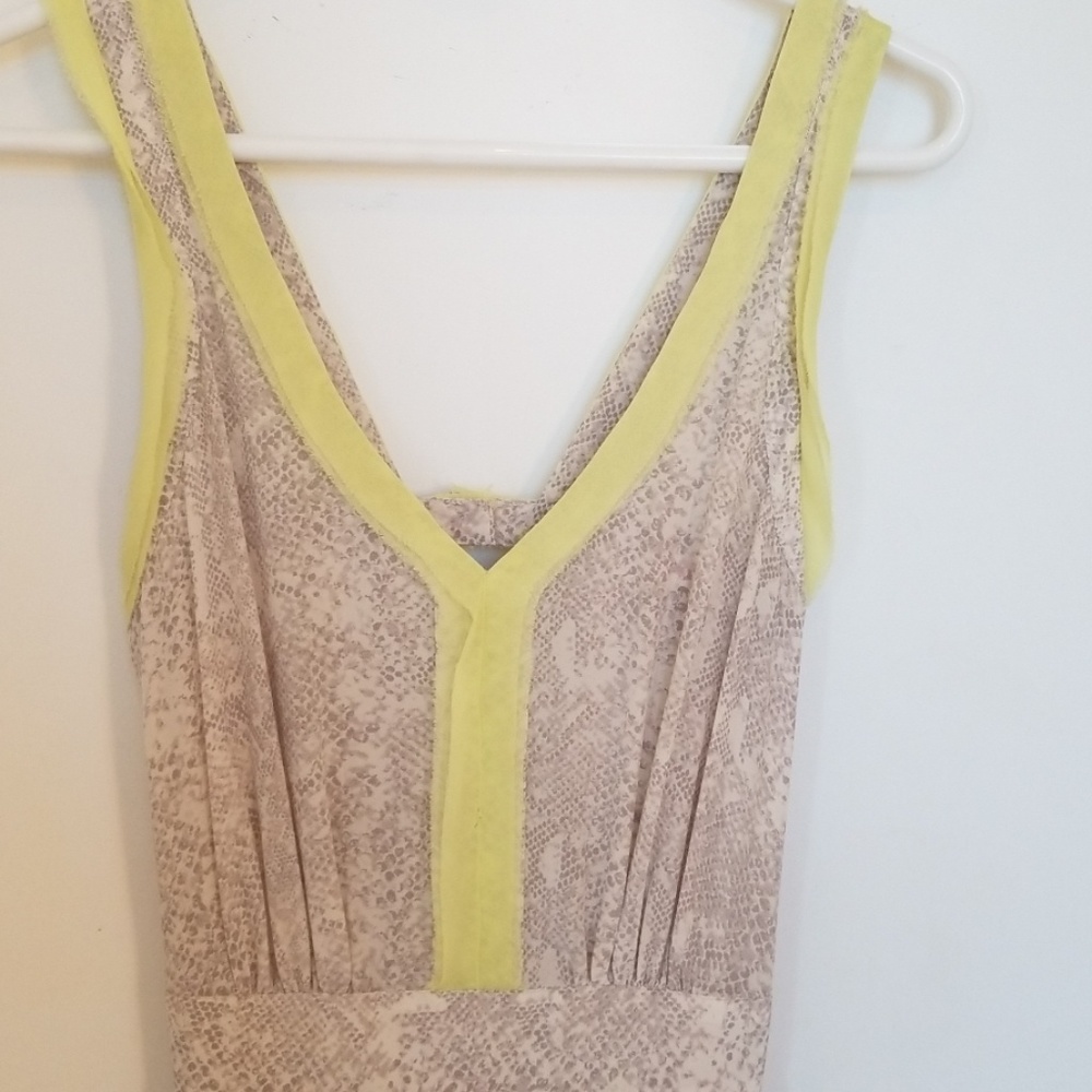 Rebecca Taylor silk snakeskin dress